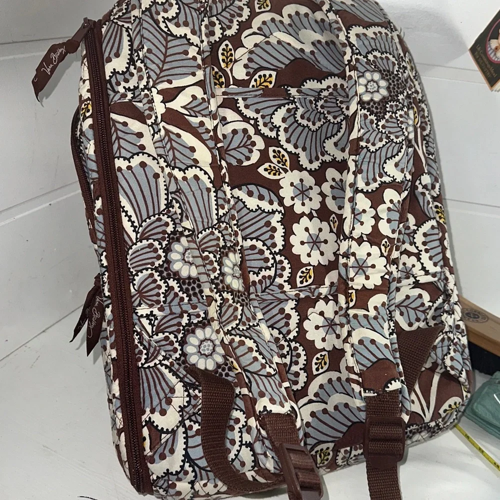 Vera Bradley backpack.  Blue floral “Slate Blooms “